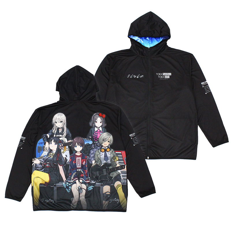 Girls Band Cry - Original Illustration Of Togenashi Togeari Full Graphic Dry Hoodie Artist Photo Ver. (Size L) image 1