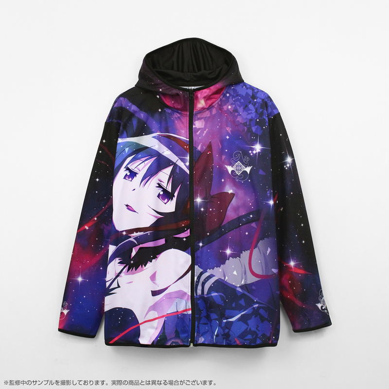 Puella Magi Madoka Magica The Movie: Rebellion - Homura Full Graphic Dry Hoodie (Size L) image 3