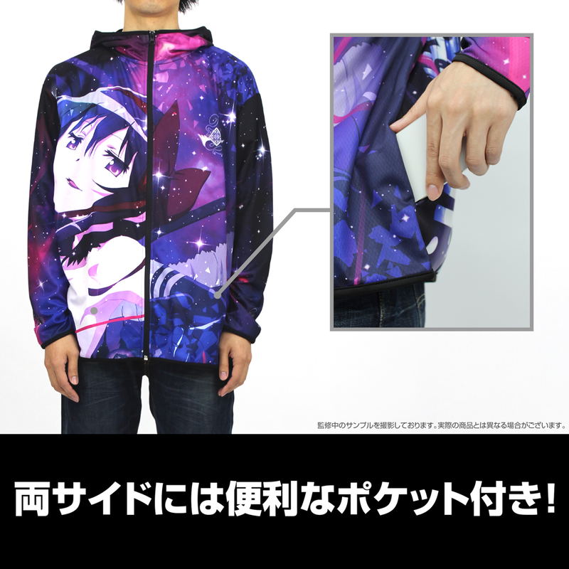 Puella Magi Madoka Magica The Movie: Rebellion - Homura Full Graphic Dry Hoodie (Size XXL) image 7