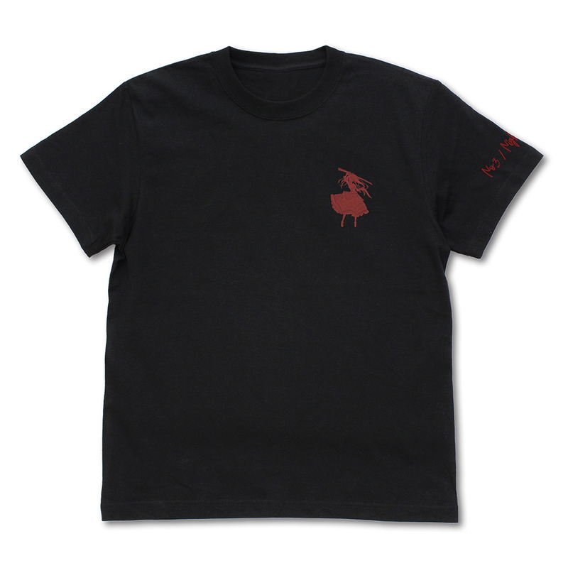 Date A Live V - Kurumi Tokisaki One-Point Embroidery T-shirt (Black | Size L) image 1