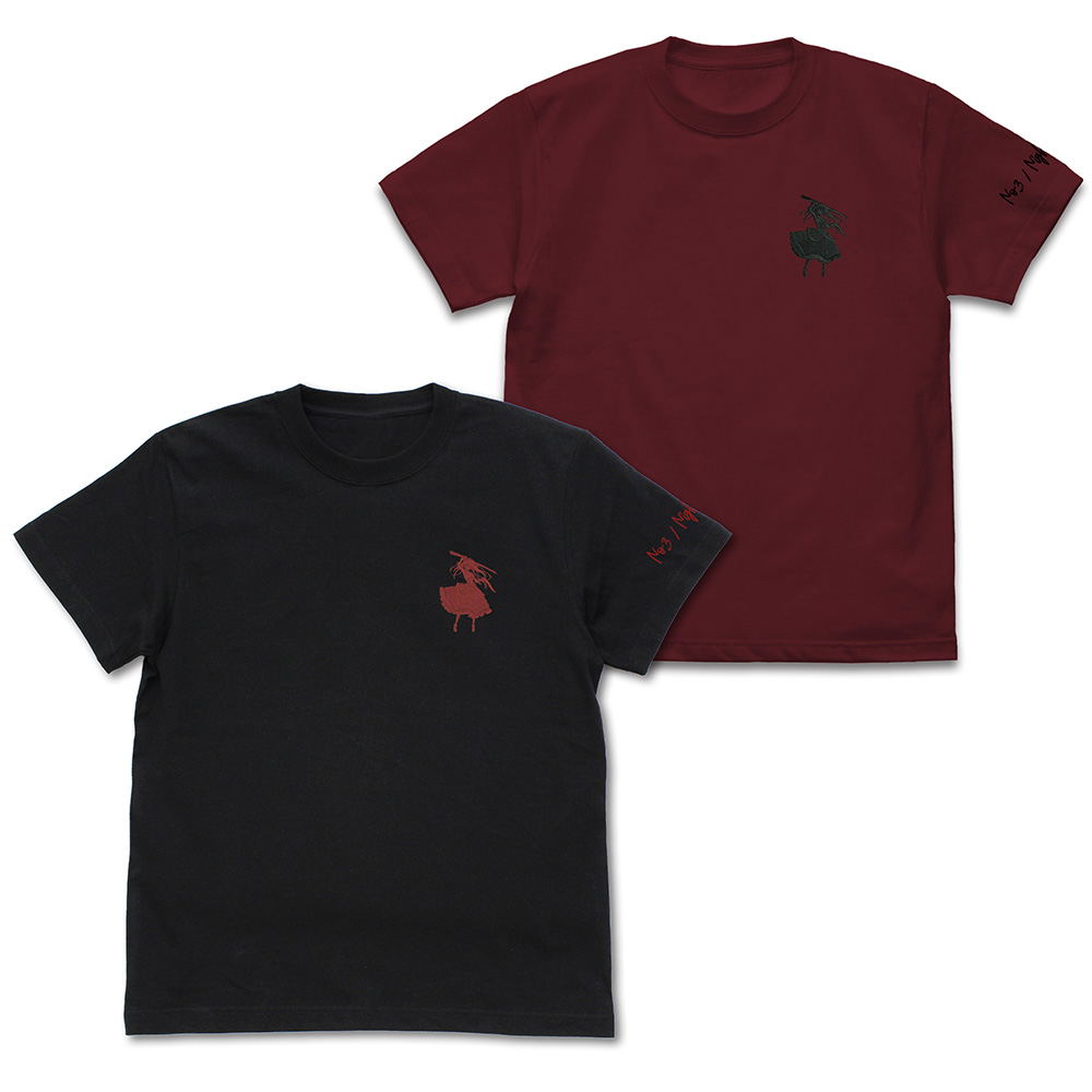 Date A Live V - Kurumi Tokisaki One-Point Embroidery T-shirt