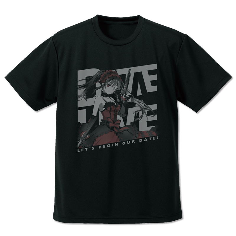 Date A Live V - Kurumi Tokisaki Dry T-shirt (Black | Size S) image 1