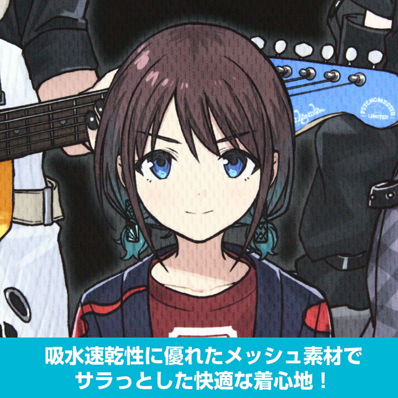 Girls Band Cry - Original Illustration Of Togenashi Togeari Full Graphic Dry Hoodie Artist Photo Ver. (Size M) image 9