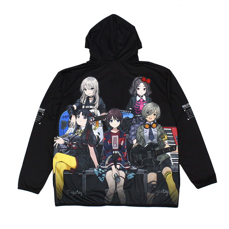 Girls Band Cry - Original Illustration Of Togenashi Togeari Full Graphic Dry Hoodie Artist Photo Ver. (Size XXL) image 4
