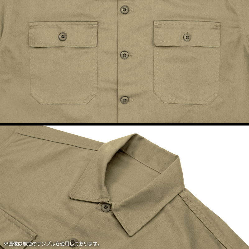 Girls Band Cry - Togenashi Togeari Work Shirt (Sand Khaki | Size M) image 4