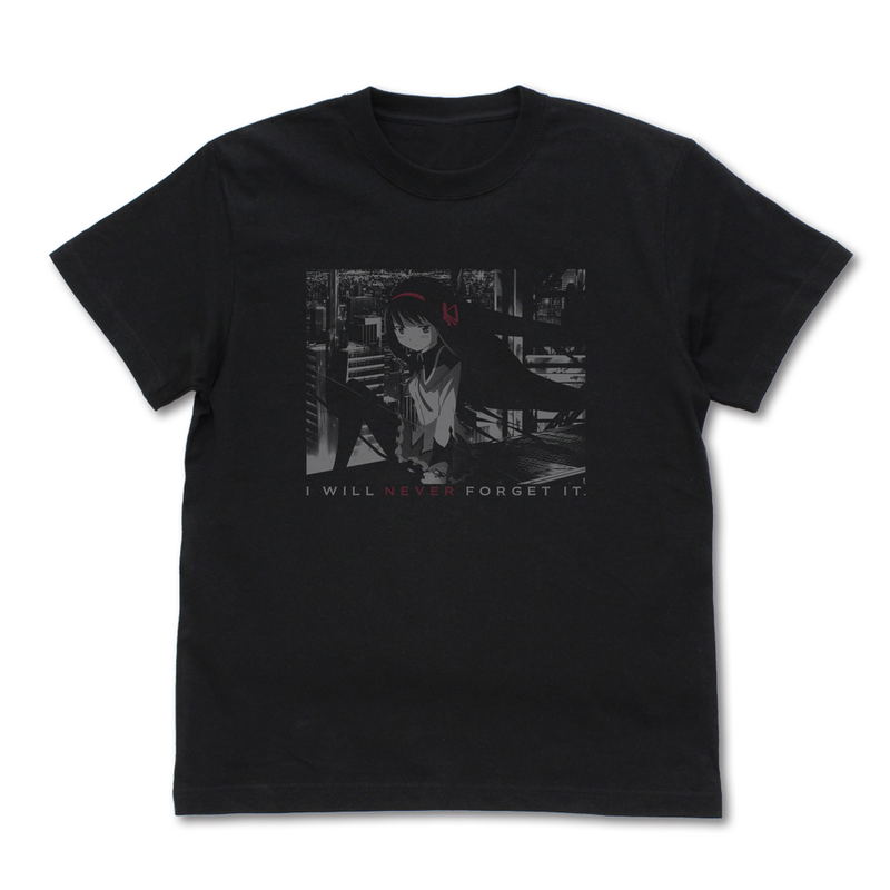 Puella Magi Madoka Magica The Movie: Rebellion - Akemi Homura Photo T-shirt (Black | Size S) image 1