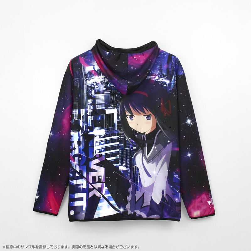Puella Magi Madoka Magica The Movie: Rebellion - Homura Full Graphic Dry Hoodie (Size M) image 4