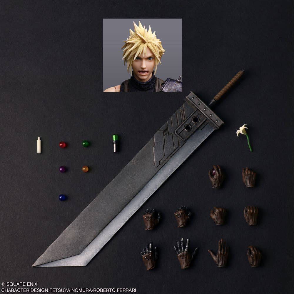 Final Fantasy VII Rebirth Play Arts Shin: Cloud Strife