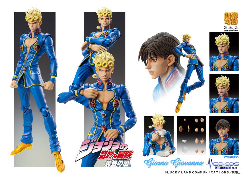 Super Action Statue JoJo's Bizarre Adventure Part V: Giorno Giovanna Second (Re-run) image 8