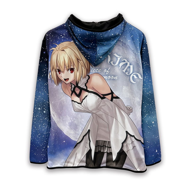 Tsukihime -A Piece Of Blue Glass Moon- Arcueid Brunestud Full Graphic Dry Hoodie (Size M) image 4
