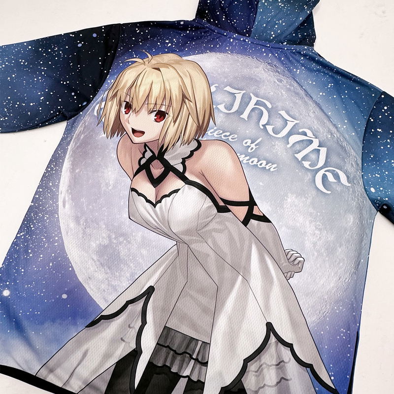 Tsukihime -A Piece Of Blue Glass Moon- Arcueid Brunestud Full Graphic Dry Hoodie (Size M) image 6