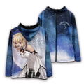 Tsukihime -A Piece Of Blue Glass Moon- Arcueid Brunestud Full Graphic Dry Hoodie (Size XXL) thumbnail 1