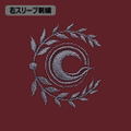 Fate/Grand Order - Avenger/Jeanne D'Arc (Alter) One-Point Embroidery T-shirt (Burgundy | Size M) thumbnail 3