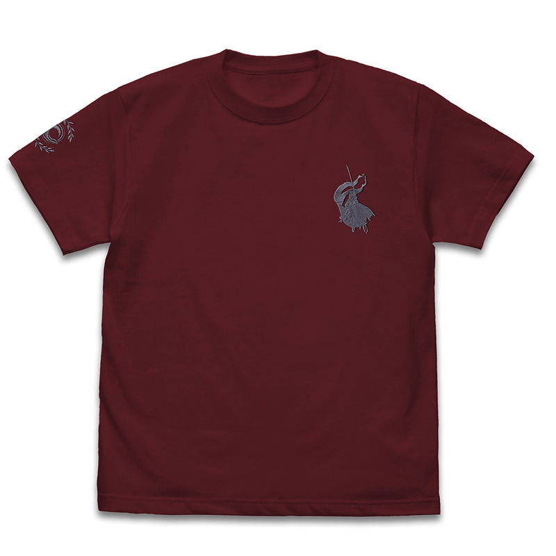 Fate/Grand Order - Avenger/Jeanne D'Arc (Alter) One-Point Embroidery T-shirt (Burgundy | Size XL) image 1