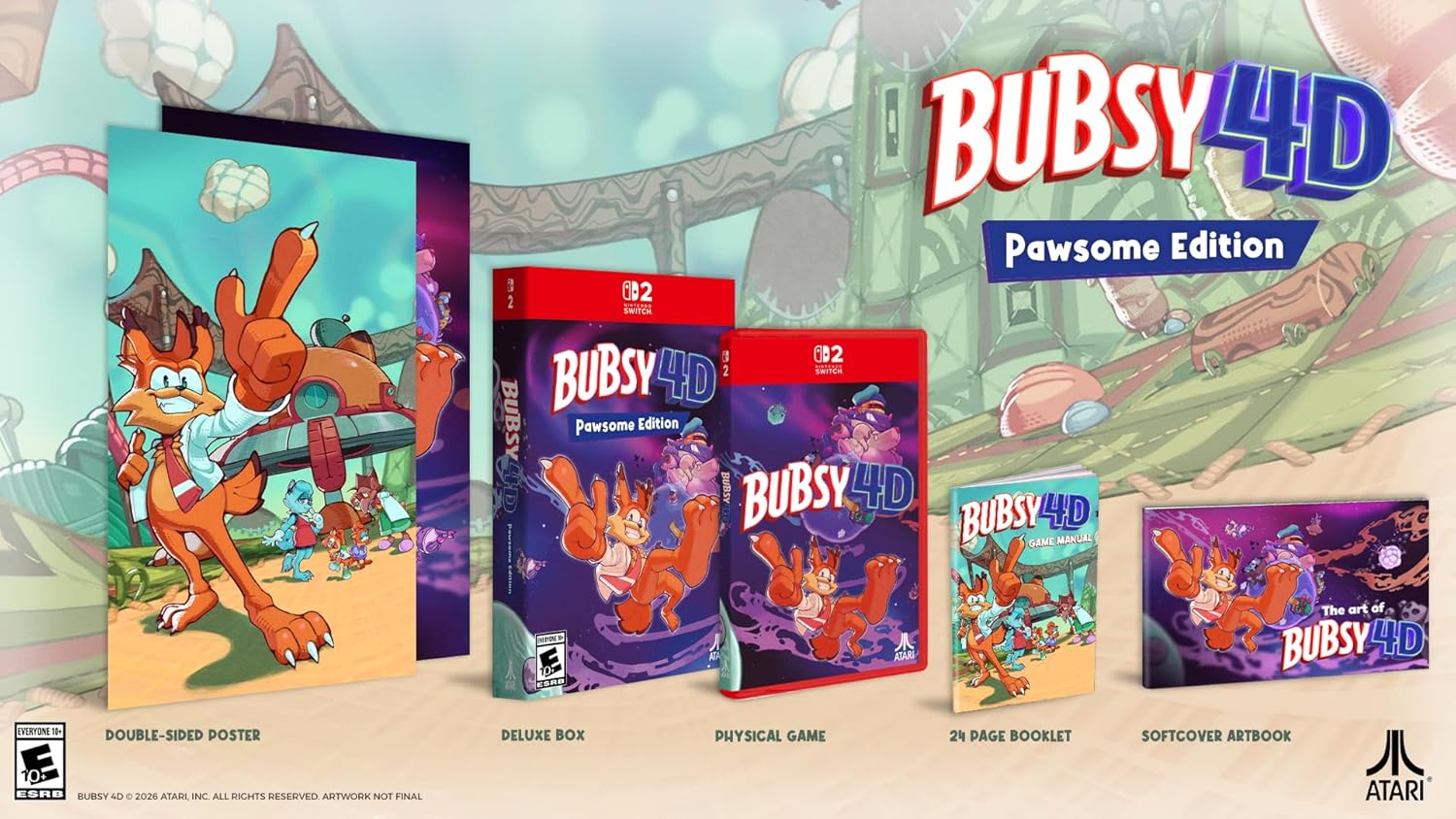Bubsy 4D [Pawsome Edition] Game Cart — Import Game Deal