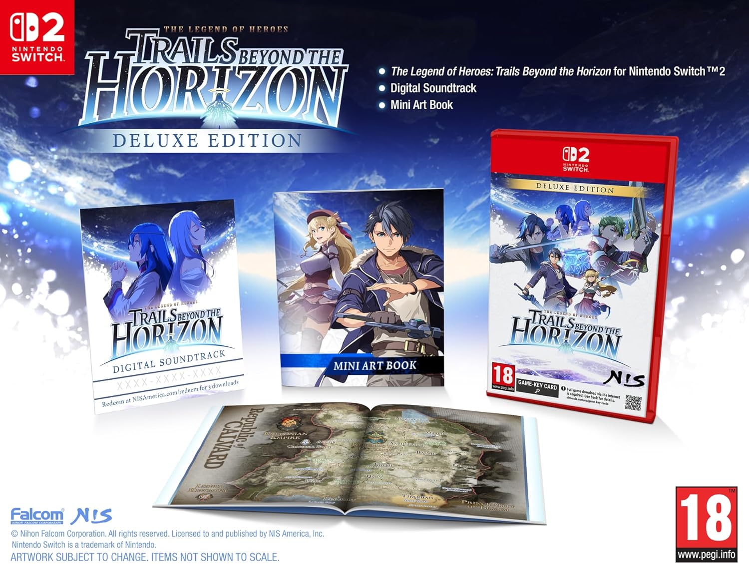 The Legend of Heroes: Trails beyond the Horizon [Deluxe Edition] Game Key Cart for Nintendo Switch 2