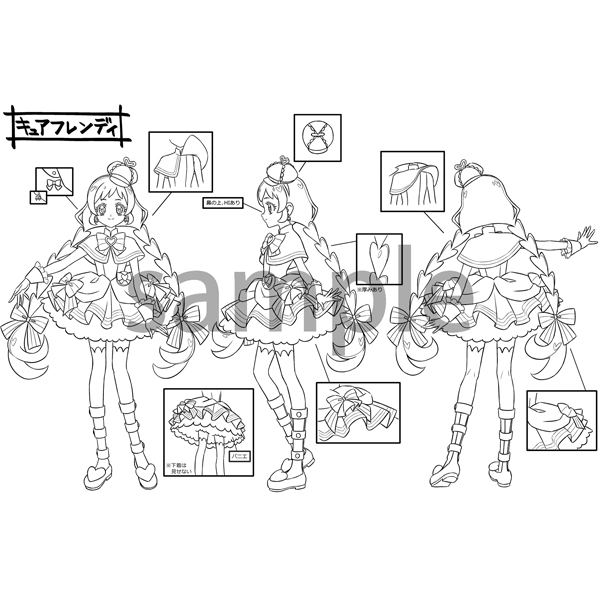 Wonderful PreCure! Definitive Setting Material Collection image 2