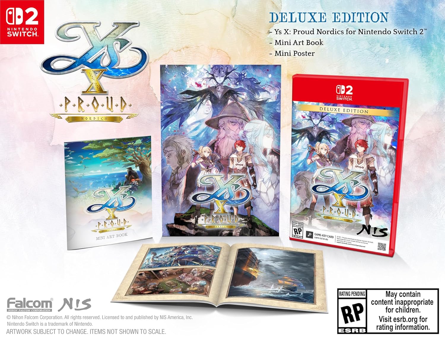 Ys X: Nordics [Adol Christin Limited Edition] for Nintendo Switch