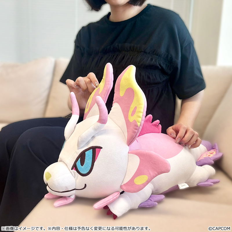 Monster Hunter MonDefo Mochi Hug Plush Mizutsune image 3
