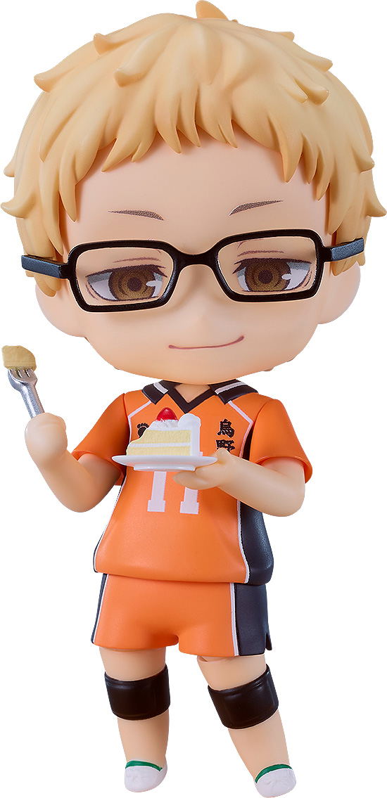 Nendoroid No. 2817 Haikyu!!: Tsukishima Kei The New Karasuno Ver. image 1