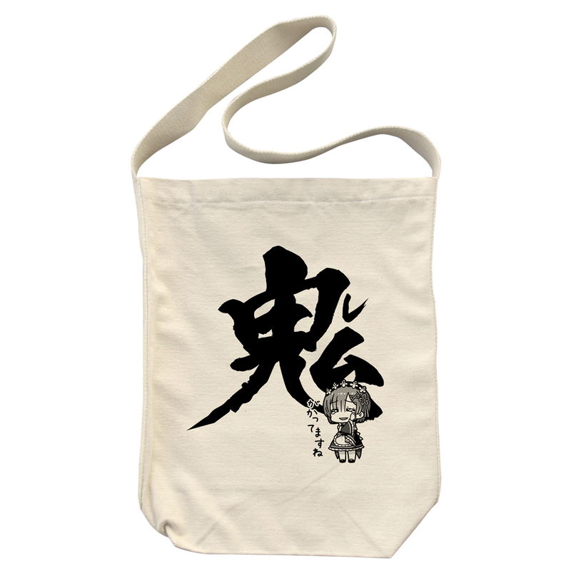 Re:Zero -Starting Life In Another World- Rem Demonic Shoulder Tote Bag (Natural) image 1