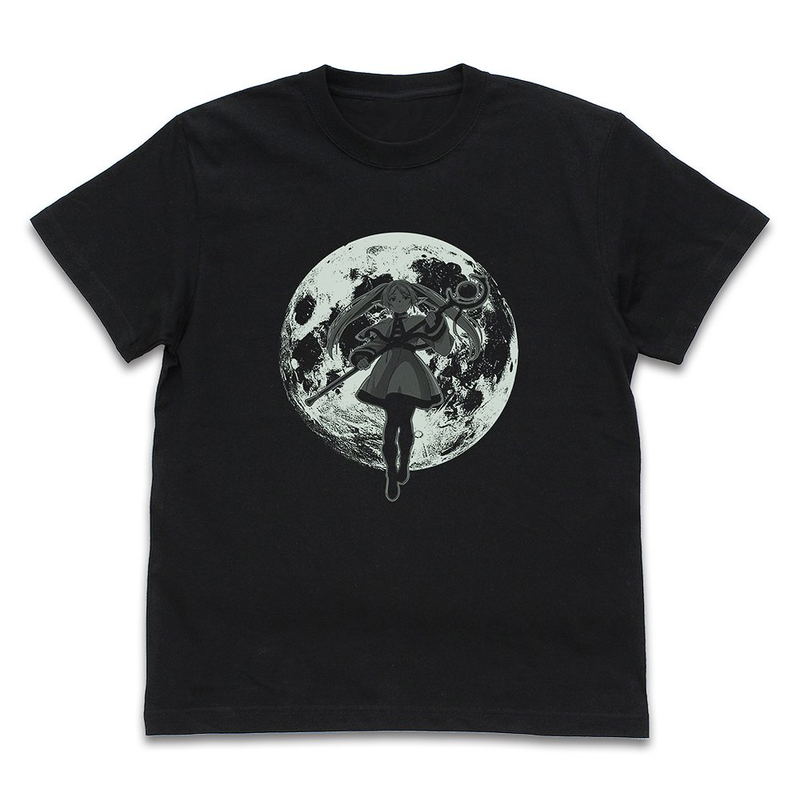 Frieren: Beyond Journey's End - Glow-in-the-Dark T-shirt (Black | Size M) image 1