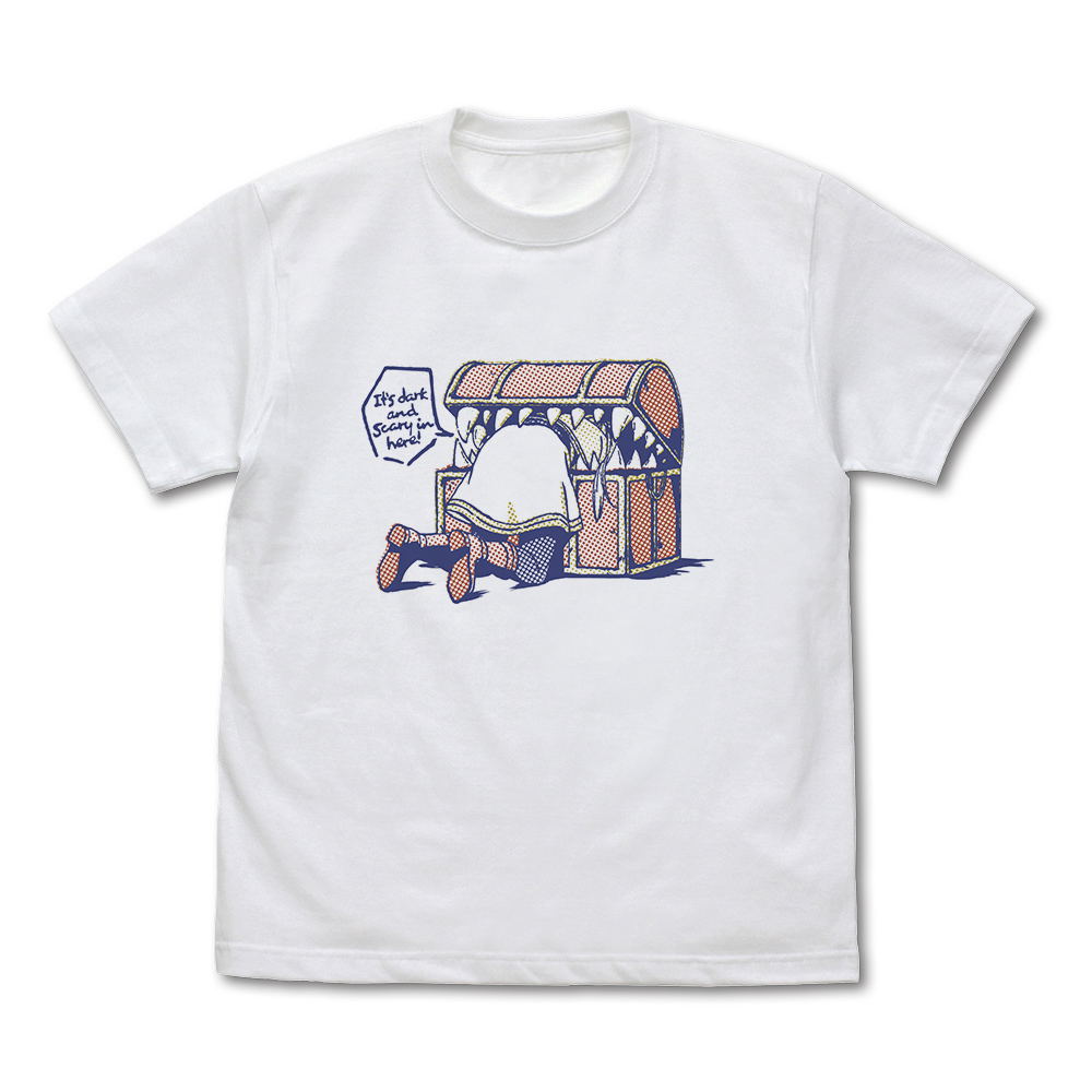 Frieren: Beyond Journey's End - Mimic And Frieren In A Pinch T-shirt (White | Size L)