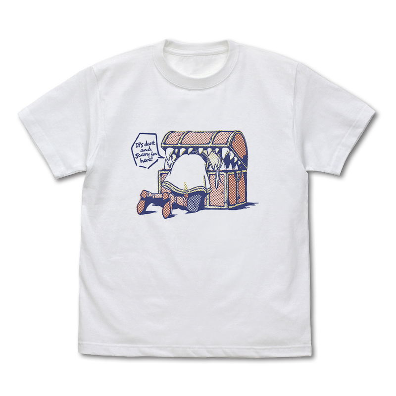 Frieren: Beyond Journey's End - Mimic And Frieren In A Pinch T-shirt (White | Size L) image 1