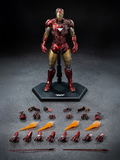 Marvel Studios The Infinity Saga 1/12 Scale Pre-Painted Action Figure: DLX Iron Man Mark 6 (Battle Damaged) thumbnail 2