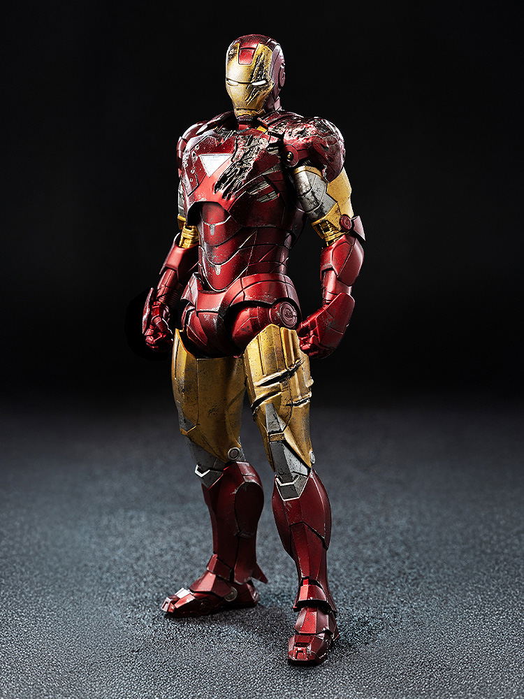 Marvel Studios The Infinity Saga 1/12 Scale Pre-Painted Action Figure: DLX Iron Man Mark 6 (Battle Damaged) image 3