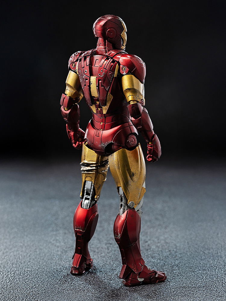 Marvel Studios The Infinity Saga 1/12 Scale Pre-Painted Action Figure: DLX Iron Man Mark 6 (Battle Damaged) image 4