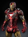Marvel Studios The Infinity Saga 1/12 Scale Pre-Painted Action Figure: DLX Iron Man Mark 6 (Battle Damaged) thumbnail 5