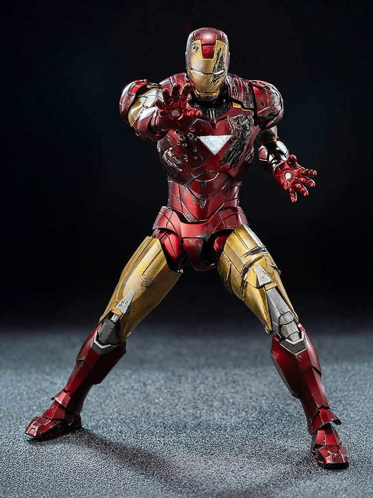 Marvel Studios The Infinity Saga 1/12 Scale Pre-Painted Action Figure: DLX Iron Man Mark 6 (Battle Damaged) image 7