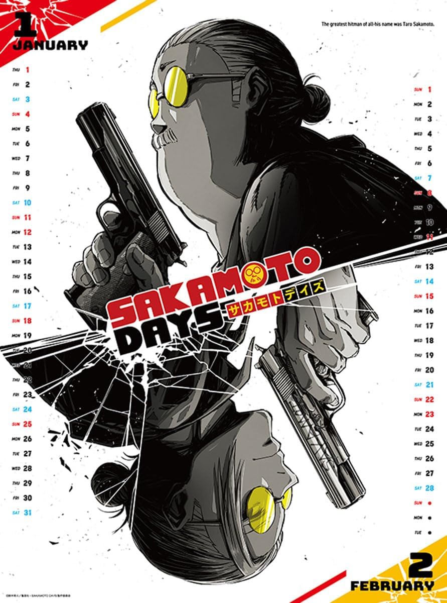 Sakamoto Days Calendar 2026