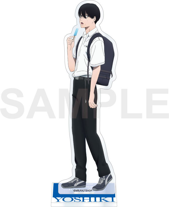 The Summer Hikaru Died Acrylic Stand Figure School Commute Series After-School Ice Cream Snack Ver. Yoshiki image 1