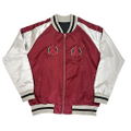 TV Anime Ramen Akaneko - Sabu Embroidered Sukajan Jacket (Burgundy | Size L) thumbnail 1