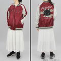 TV Anime Ramen Akaneko - Sabu Embroidered Sukajan Jacket (Burgundy | Size L) thumbnail 8