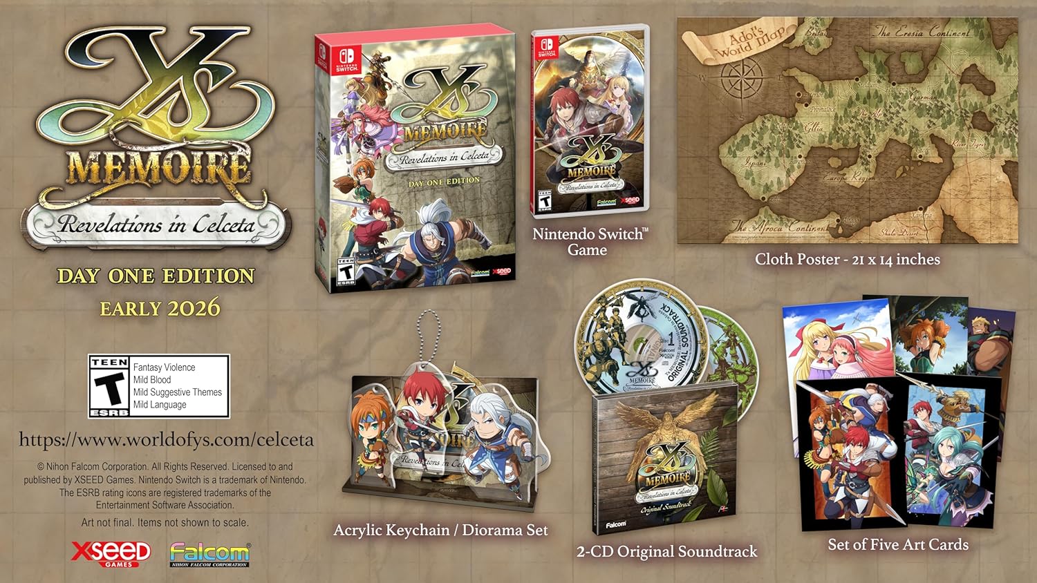 Ys Memoire: Revelations in Celceta — Import Game Deal