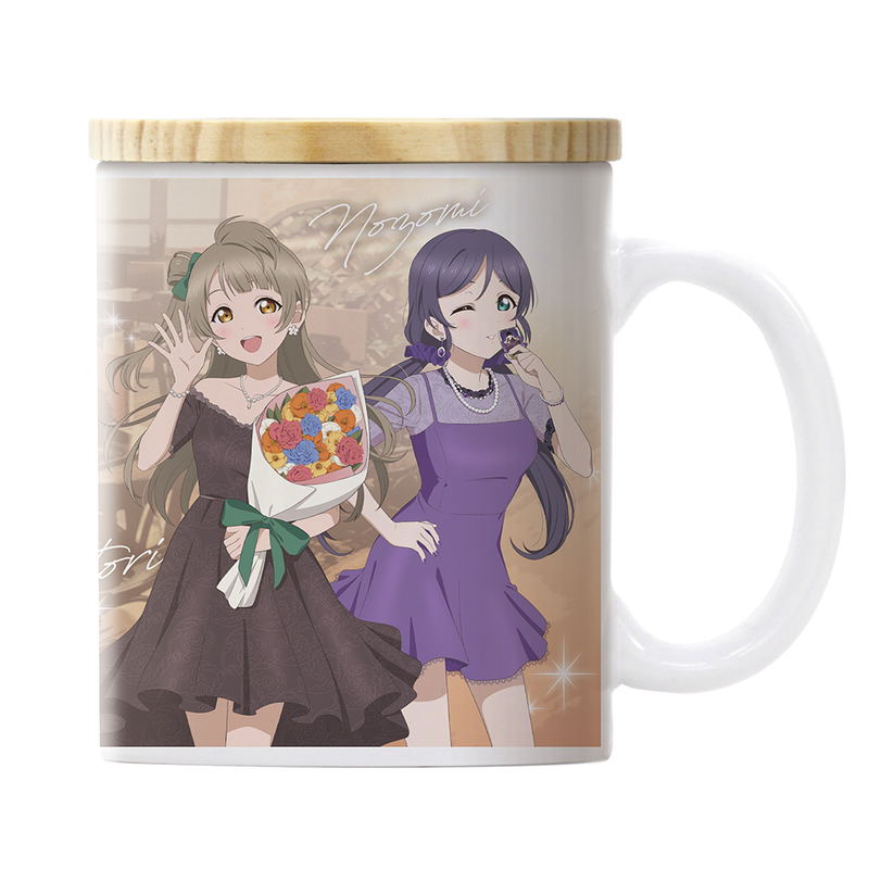 Love Live! - Original Illustration Of Kotori, Eli, Nozomi And Nico Full-Color Mug With Lid Party Dress 2025 Ver. image 2
