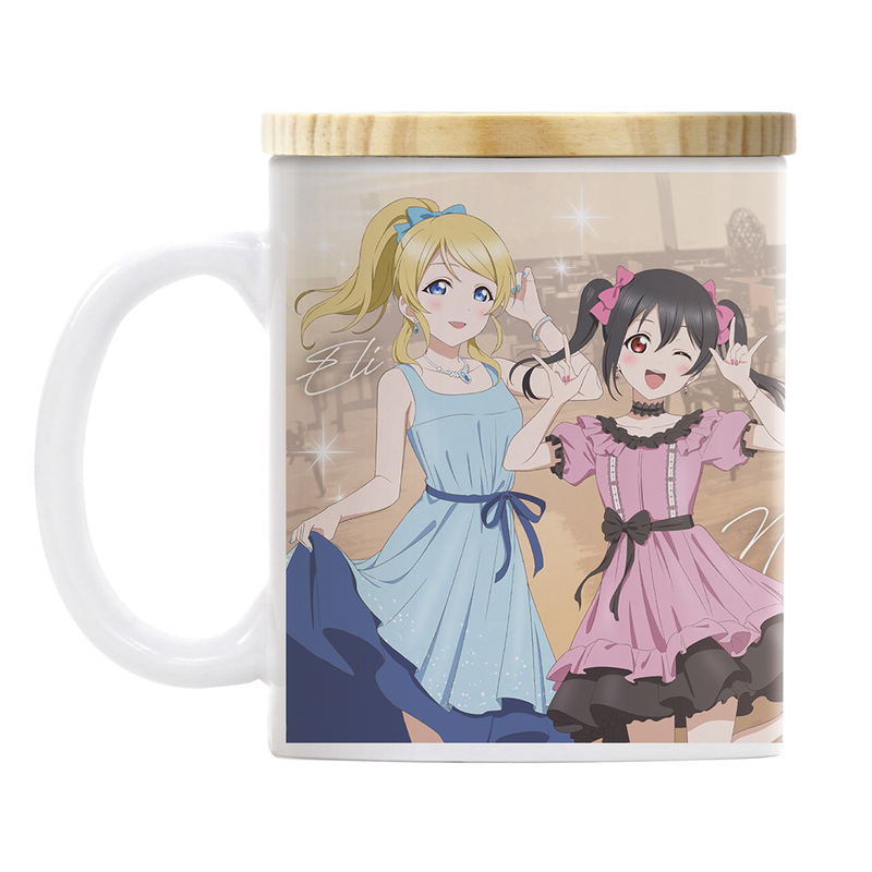 Love Live! - Original Illustration Of Kotori, Eli, Nozomi And Nico Full-Color Mug With Lid Party Dress 2025 Ver. image 3
