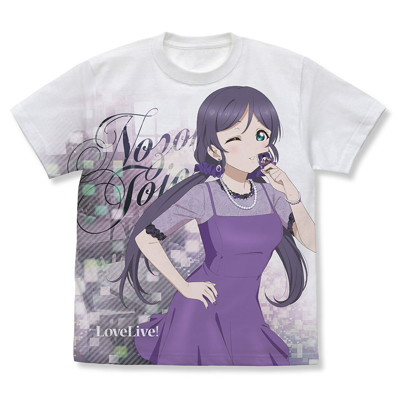 Love Live! - Original Illustration Of Nozomi Tojo Full Graphic T-shirt Party Dress 2025 Ver. (White | Size L) image 1