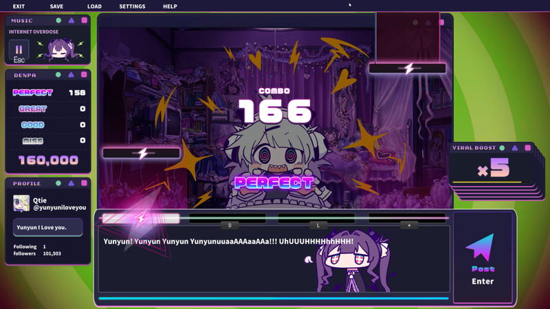 Yunyun Syndrome!? Rhythm Psychosis <span class="ext" style="background-color: #2a475e; color: #FFFFFF;">STEAM</span> <span class="ext ext_digital">digital</span> image 2