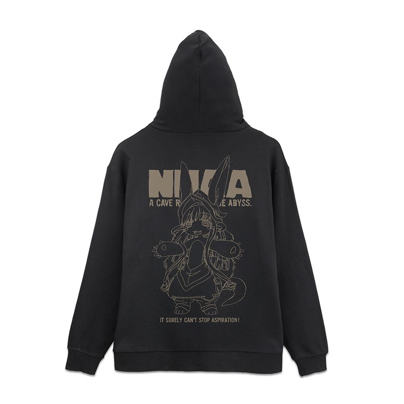 Made In Abyss: The Golden City Of The Scorching Sun - Nanachi Zip Hoodie Ver.3.0 (Black | Size L) image 1