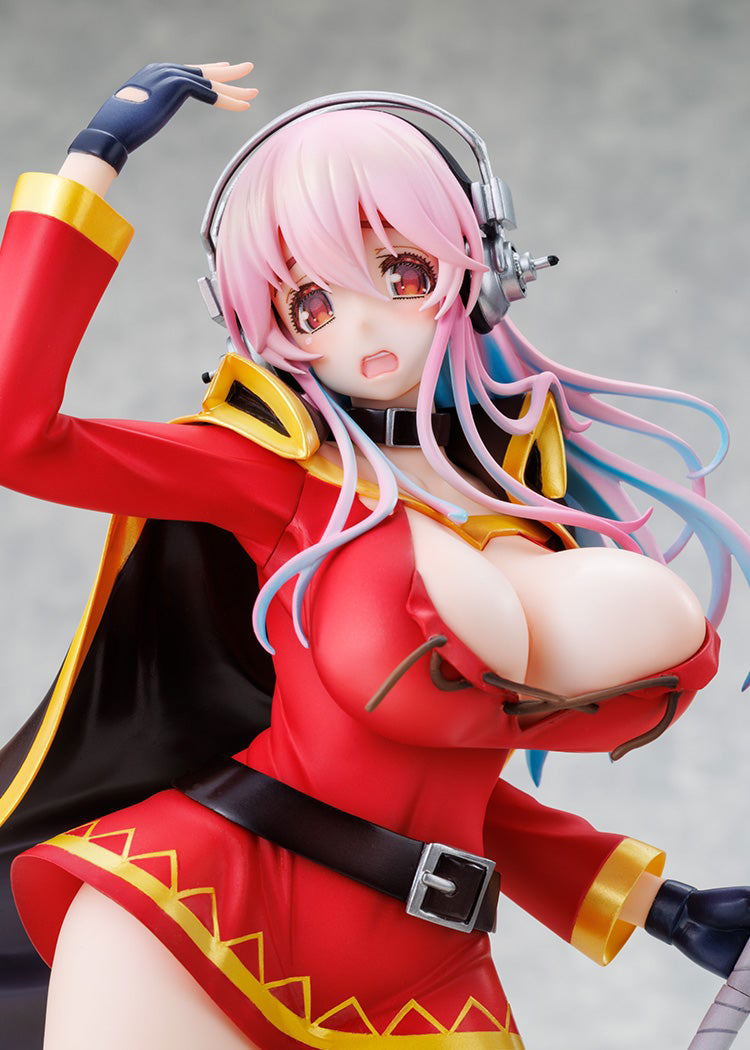 Super Sonico Konosuba God's Blessing on this Wonderful World! 1/7 Scale Pre-Painted Figure: Megumin Collaboration Ver. image 13