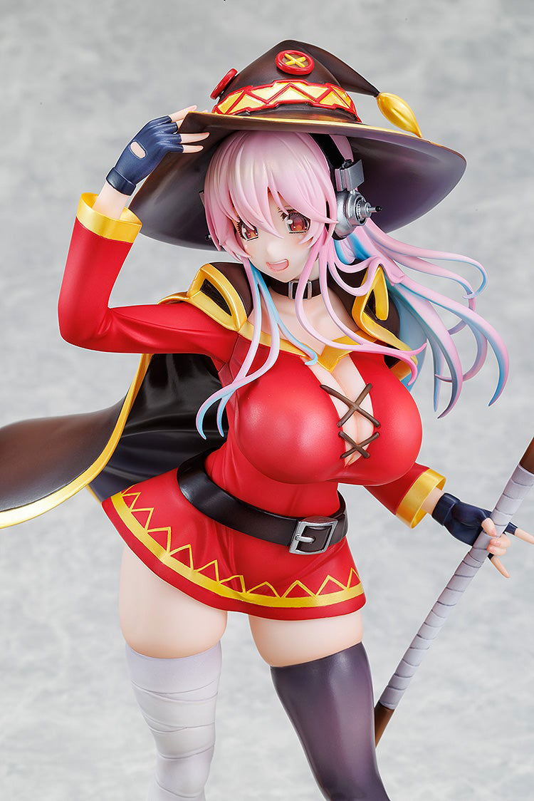 Super Sonico Konosuba God's Blessing on this Wonderful World! 1/7 Scale Pre-Painted Figure: Megumin Collaboration Ver. image 8