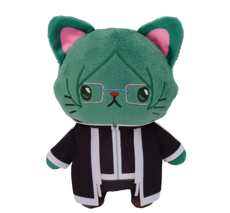 Tougen Anki WithCAT Plush Key Chain With Eye Mask Yusurube Juji image 1