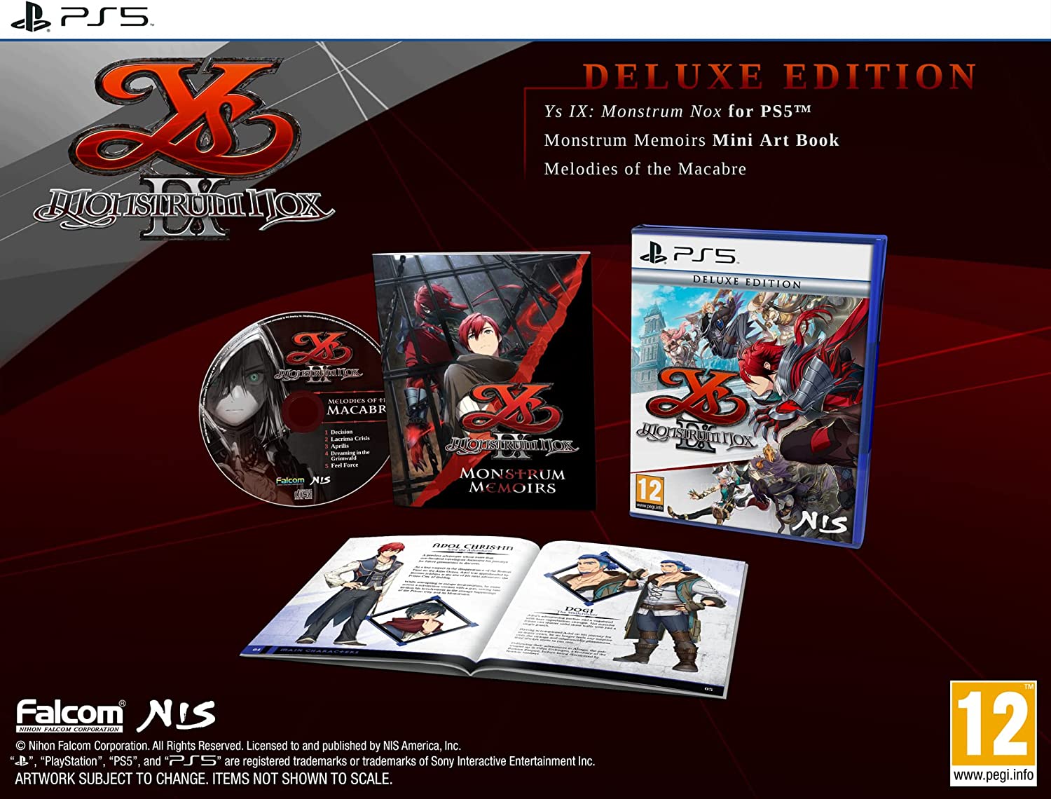Ys IX: Monstrum Nox [Deluxe Edition] (German Cover) — Import Game Deal