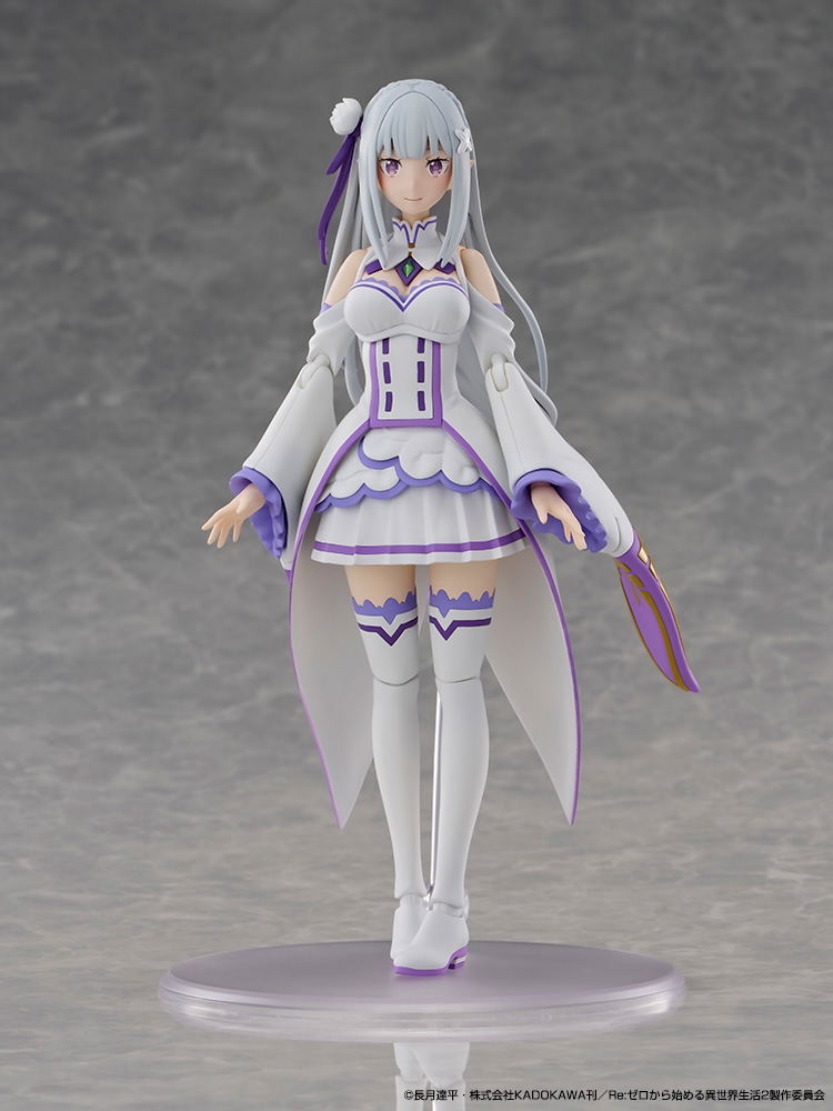 Re:Zero kara Hajimeru Isekai Seikatsu Plastic Model Kit: Emilia image 2