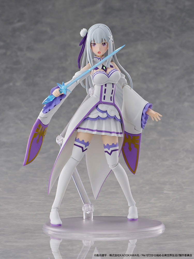 Re:Zero kara Hajimeru Isekai Seikatsu Plastic Model Kit: Emilia image 4