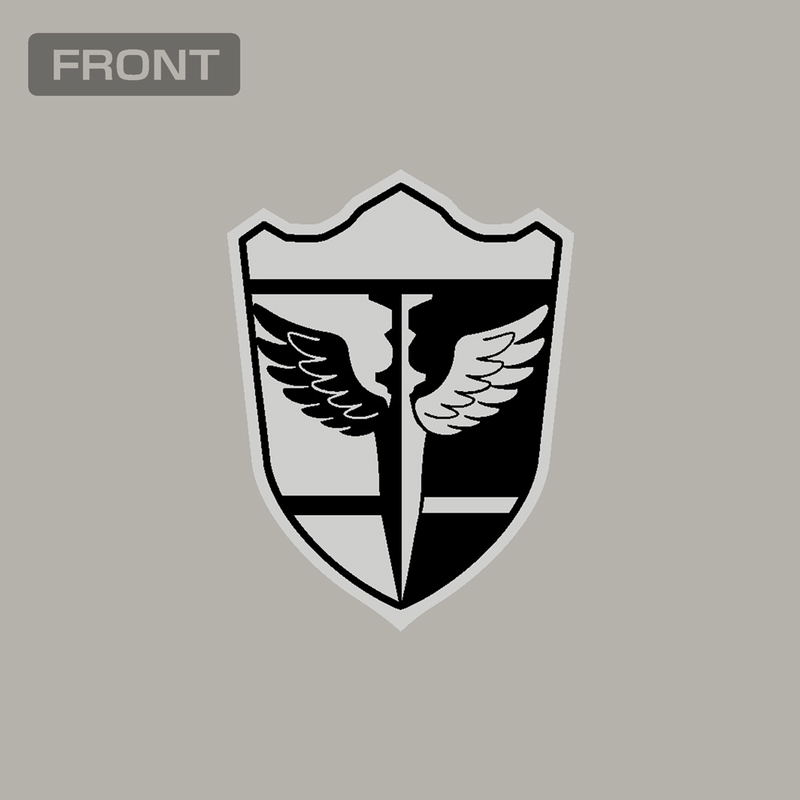 Kaiju No. 8 - Japan Defense Force 1st Unit T-shirt (Light Gray | Size XL) image 5